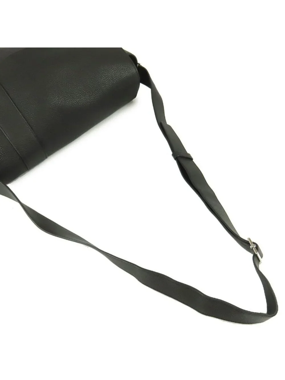 Hermes Alf Red 35 Black Silver Taurillon Messenger Bag